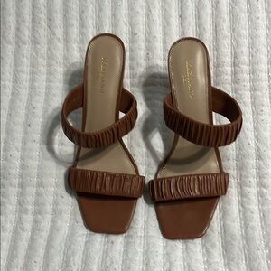 Guess by Marciano Brown Fringe Sandals